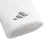 Frotka na rękę adidas Tennis Wristband Large 2 szt. biała IA7545
