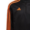 Bluza dla dzieci adidas Tiro 23 Club Training Top czarno-pomarańczowa HZ0186