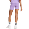 Spodenki damskie adidas Essentials 3-Stripes High Waisted Biker fioletowe JD0914