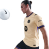 Koszulka męska Nike FC Barcelona 2025/26 Match Away beżowa HJ4554 784