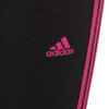 Legginsy dla dzieci adidas Essentials 3-Stripes Cotton Tights czarno-różowe IC3627