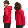 Kurtka dla dzieci adidas Entrada 26 All Weather czerwona JZ9105