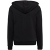 Bluza dla dzieci adidas Essentials Linear Logo Full-Zip Hoodie czarna IC3584