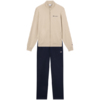 Dres męski Champion Full Zip Suit beżowo-granatowy 222248 MS041
