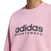 Bluza damska adidas ALL SZN Fleece Graphic różowa IC8716