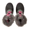 Buty dla dzieci Lee Cooper czarno-szaro-różowe LCJ-26-44-4570K