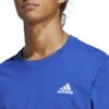 Koszulka męska adidas Essentials Single Jersey Embroidered Small Logo Tee niebieska  IC9284