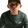 Bluza dla dzieci Nike Sportswear Club Fleece ciemnozielona FD3006 305