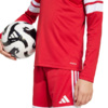 Koszulka dla dzieci adidas Squadra 25 Long Sleeve Jersey czerwono-biała JJ0041