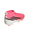 Buty piłkarskie dla dzieci adidas F50 Hyperfast League Mid FG różowe KK1315