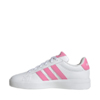 Buty dla dzieci adidas Grand Court 3.0 biało-różowe HP3528