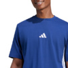Koszulka męska adidas Essentials 3-Stripes Single Jersey niebieska JE6399