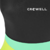 Kostium kąpielowy damski Crowell Lola kol.01 czarno-zielono-limonkowy 