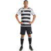 Koszulka męska adidas Hooped 26 Jersey szaro-czarna KF3396