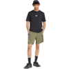 Spodenki męskie adidas Essentials 3-Stripes Chelsea Lite Woven oliwkowe KY4154