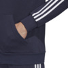 Bluza męska adidas Essentials 3 Stripes FZ FT granatowa DU0471