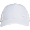 Czapka z daszkiem dla dzieci adidas Lightweight Metal Badge Baseball Cap OSFC biała GM6264