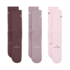 Skarpety Nike Everyday Elevated Crew 3 pary różowe, brązowe IH8528 903   