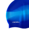 Czepek pływacki silikonowy Crowell Multi Flame niebieski kol.18