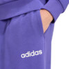 Spodnie damskie adidas Essentials Linear French Terry Cuffed fioletowe KF8363