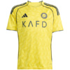 Koszulka dla dzieci adidas Al Nassr FC 2025/2026 Home Jersey żółta JN7981