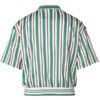 Koszulka damska polo Fila Lassance zielono-kremowa FAW0996 13382 