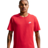 Koszulka męska Nike Club Tee czerwona AR4997 657