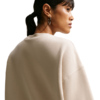 Bluza damska Nike Studio Fleece kremowa IM8082 236