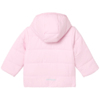 Kurtka dla dzieci adidas Essentials 3-Stripes różowa JW2442