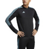 Bluza męska adidas Tiro 23 Club Training Top czarno-błękitna IC1580