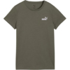 Koszulka damska Puma ESS Small No.1 Logo Tee(s) khaki 682373 69