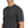 Koszulka męska adidas Tech Essentials Workout 3-Stripes czarna KQ7485