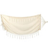 Hamak z frędzlami 1-osobowy 200 cm x 100 cm Maiami natura biały 1031200