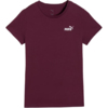 Koszulka damska Puma ESS Small No.1 Logo Tee(s) burgundowa 682373 24