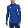 Bluza męska adidas Condivo 22 Training 1/2 zip niebiesko-biała HA6271