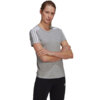 Koszulka damska adidas Essentials Slim T-shirt szara GL0785