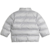 Kurtka dla dzieci adidas Synthetic Down Glam srebrna JM8870