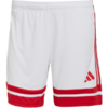 Spodenki damskie adidas Squadra 25 biało-czerwone JJ0020