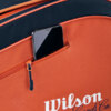 Torba tenisowa Wilson Roland Garros 2026 Team 6PK pomarańczowo-granatowa WR8053301001