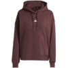 Bluza damska adidas Essentials Small Logo Feel Cozy brązowa JV7314