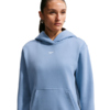 Bluza damska Nike Studio Fleece Medium Weight jasnoniebieska IM8100 486