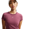Koszulka damska Nike Sportswear Chill Knit różowa FV5508 654
