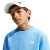 Bluza dla dzieci Nike Sportswear Club Fleece jasnoniebieska FD3006 497