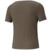 Koszulka damska Puma HER Ribbed Slim Tee Grape Leaf khaki 531917 44