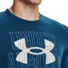 Bluza męska Under Armour UA Rival Terry Logo Crew niebieska 1370391 458