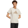 Koszulka damska adidas Animal Graphic beżowa JM4423