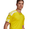 Koszulka męska adidas Squadra 21 Jersey Short Sleeve żółta GN5728