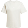 Koszulka damska adidas Essentials Small Logo Cotton beżowa JI6079
