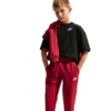Spodnie dla dzieci Nike Sportswear Club Fleece czerwone FD3008 608