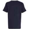 Koszulka dla dzieci adidas Essentials 3-Stripes Cotton Loose Fit Boyfriend Tee granatowa IC3638